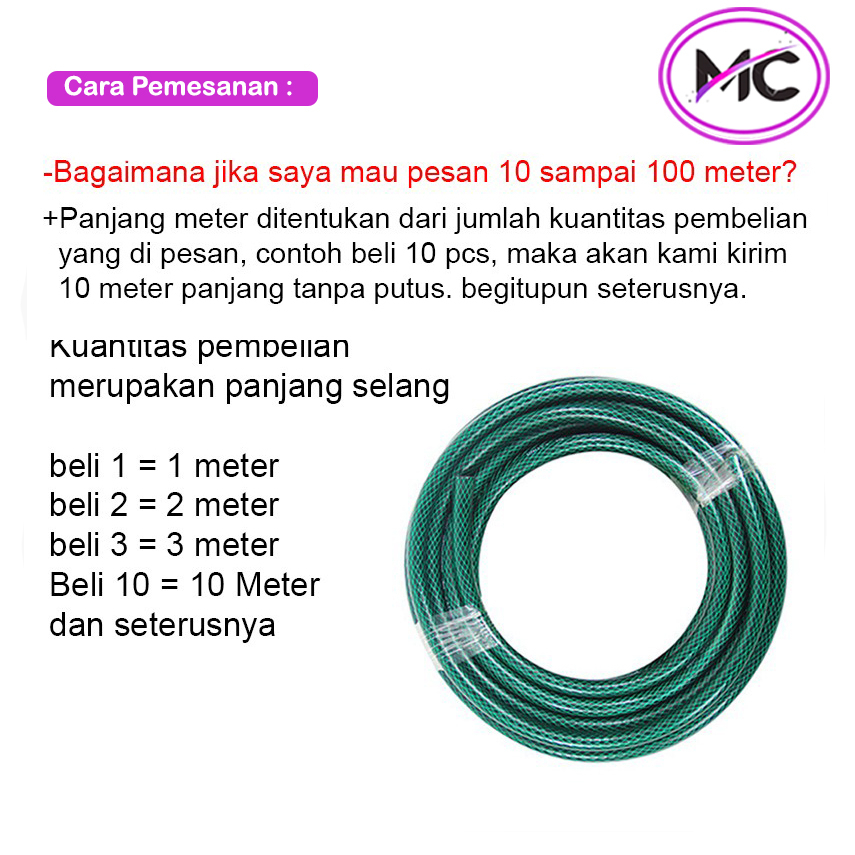 Selang Air Elastis 1/2 inch 5/8 inch 3/4 inch 1 inch Selang Cuci Motor Selang Penyiram Tanaman Taman Halaman Rumah