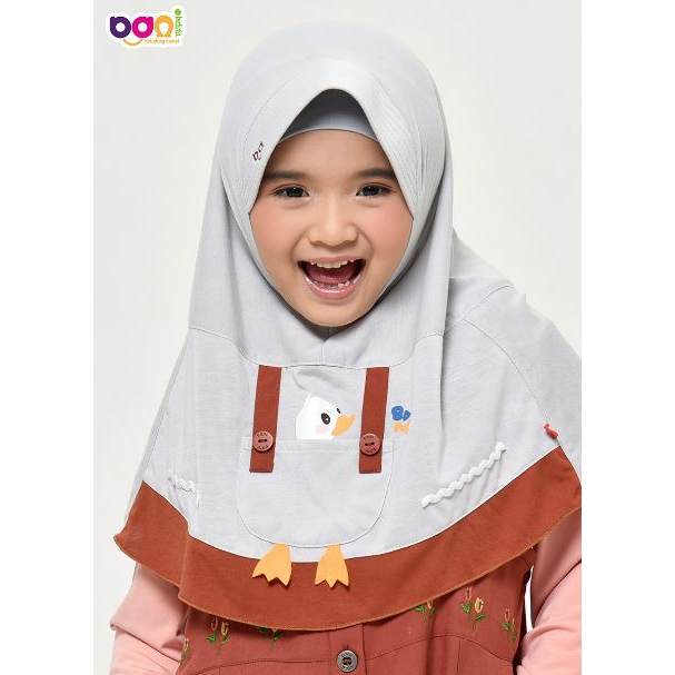 KRUKID BERLY - Kerudung Anak BANI BERLY Kerudung Instan Anak Bahan Penta Jilbab Harian anak BANI Rab
