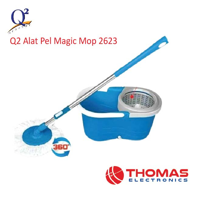 Q2 Alat Pel Magic Mop 2623 Alat Pel Putar Otomatis Q2 2623