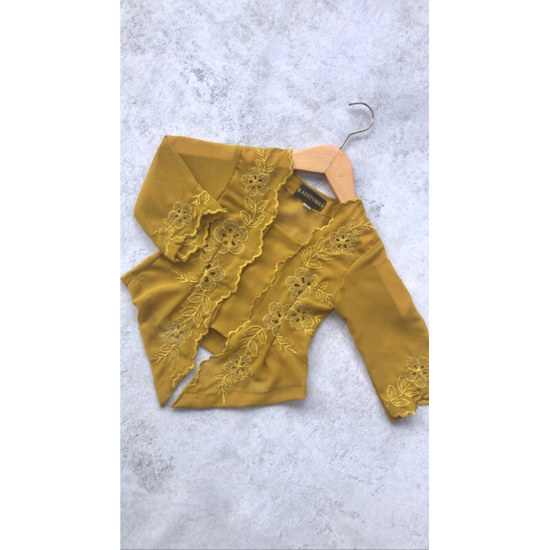 One Set Kebaya Bordir Modern Jadi untuk Anak Bayi Perempuan Kecil Bali Motif Terbaru Model Kutu Baru