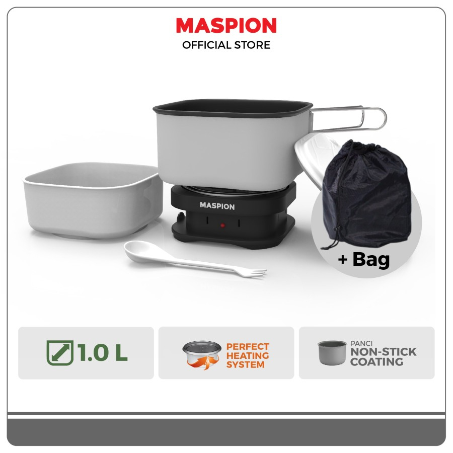 Maspion Travel Cooker EX-3051 (1 Liter) Kompor Listrik Panci Mini