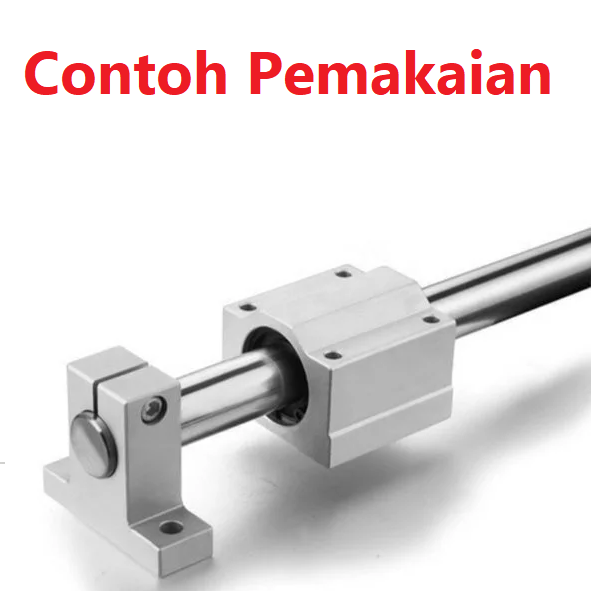 [HAEBOT] Besi Polos Linear Shaft As 8mm Stainless Steel CNC 3D Printer Smooth Rod Harga 5cm SS 204 Mekanik Part Slider Batang