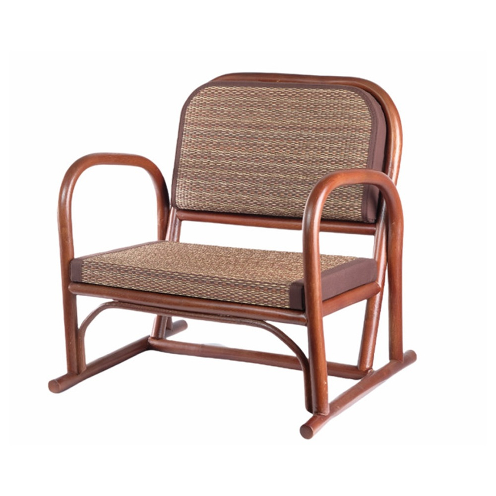 Hagihara Kursi Rotan Brown Sandaran Tatami Kualitas Export