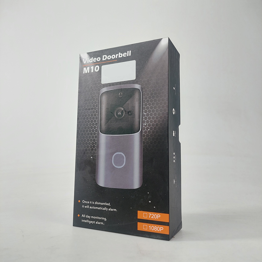 Bel Rumah Smart Doorbell Wireless HD Video Two Way Audio WowCam App - M10 - Gray