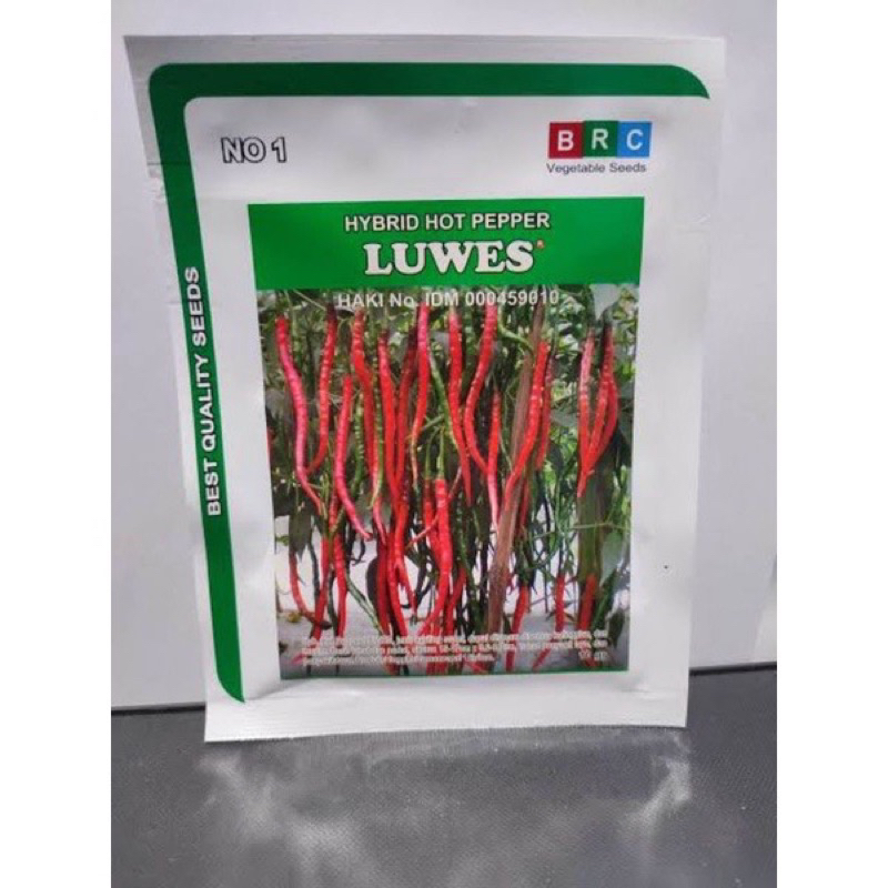 Benih bibit Cabe merah keriting LUWES F1 10 gram