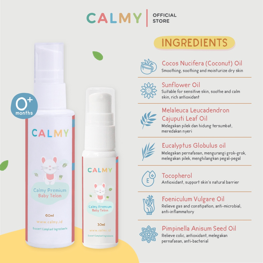 Minyak Balur Premium Calmy Active Kids Meningkatkan Daya Tahan Tubuh Anak Immune Booster Meredakan Memar