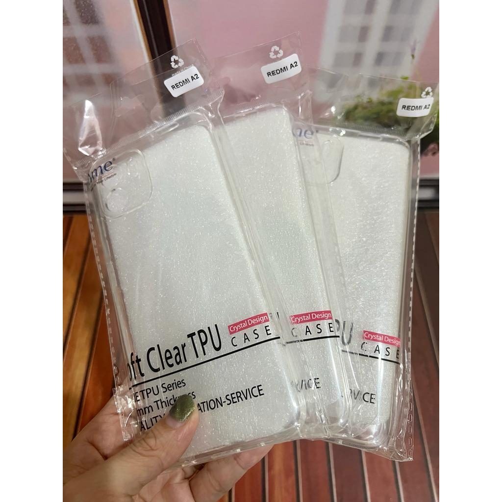 CASE CLEAR XIAOMI REDMI A2 SOFTCASE TRANSPARAN PELINDUNG CAMERA BENING