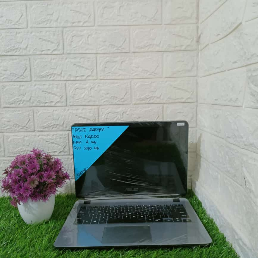 ASUS A407M INTEL N4000 RAM 4 GB SSD 240 GB 14 INCH