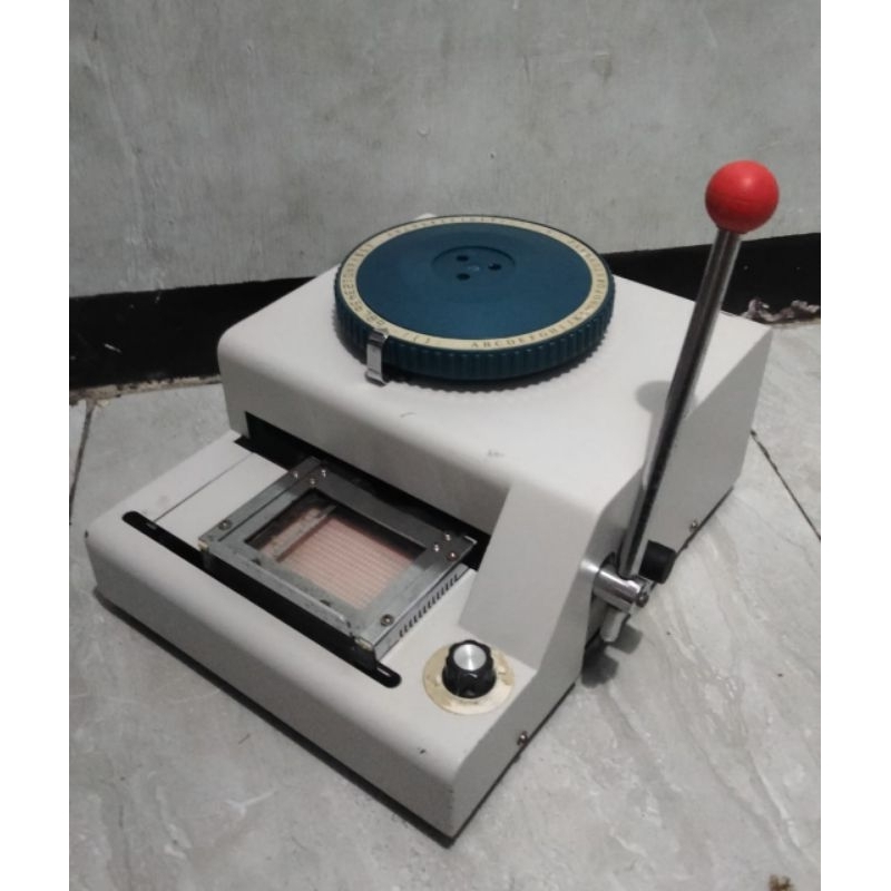 

Mesin Emboss Id card