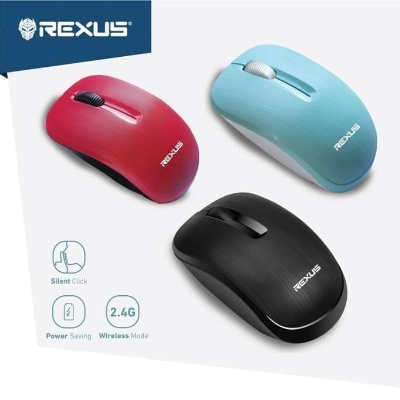 Rexus Mouse Wireless Office Q10 3D Silent Click 1200DPI