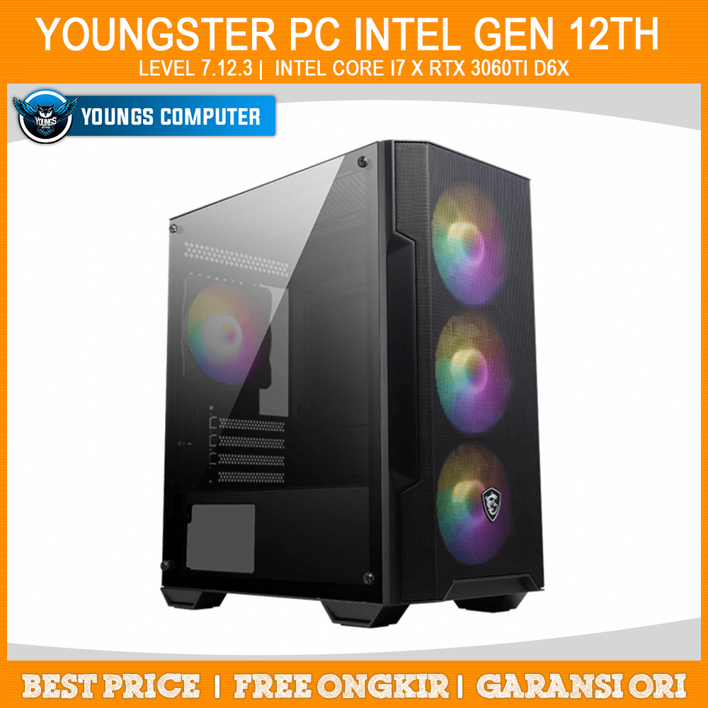 YOUNGSTER PC Intel Gen 12th | LEVEL 7.12.3 | Core i7 x RTX 3060Ti