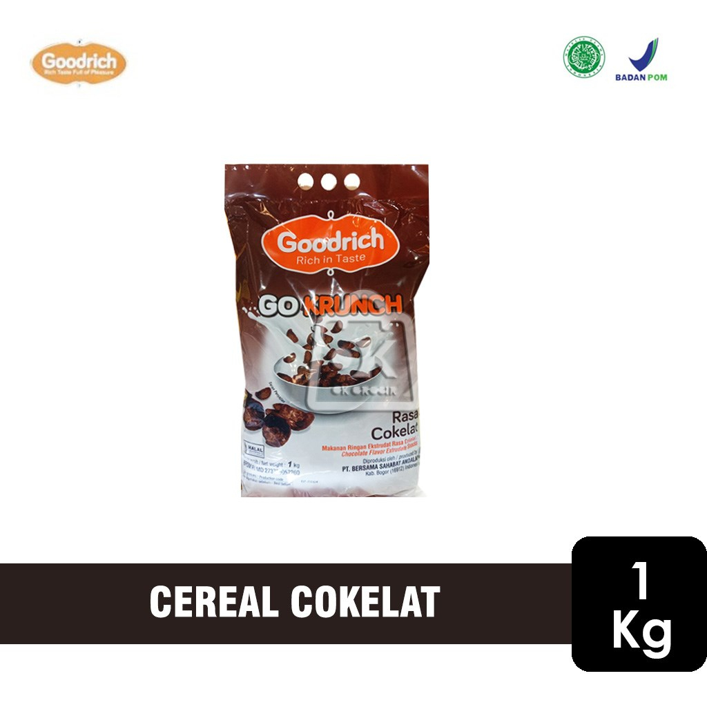 

Cereal Crunch Goodrich Go Crunch / Coco Crunch Rasa Coklat ( 1kg )