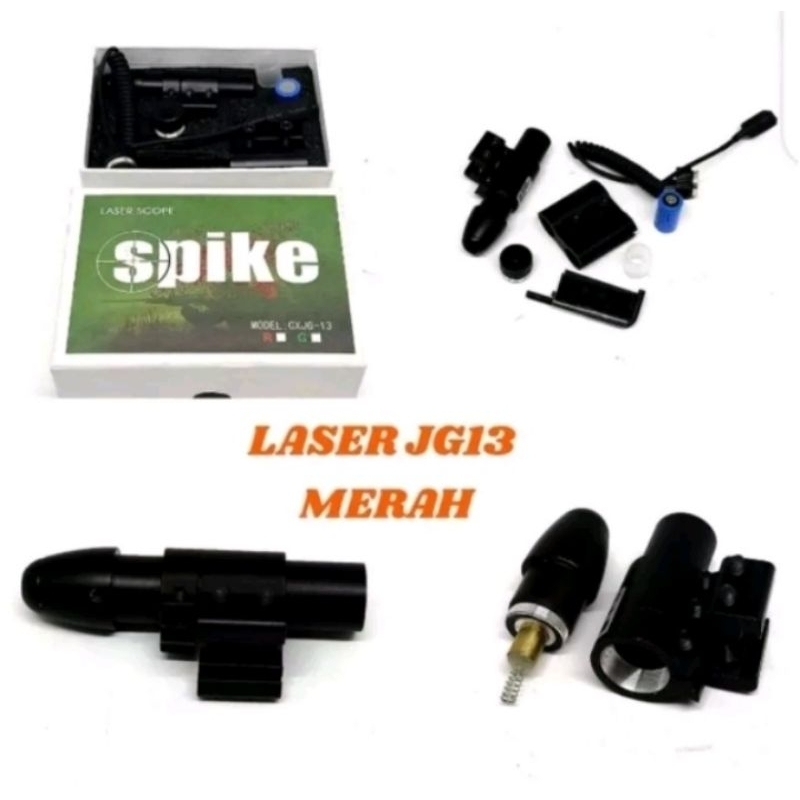 Laser Spike JG 13 Scope Cahaya Hijau / Merah