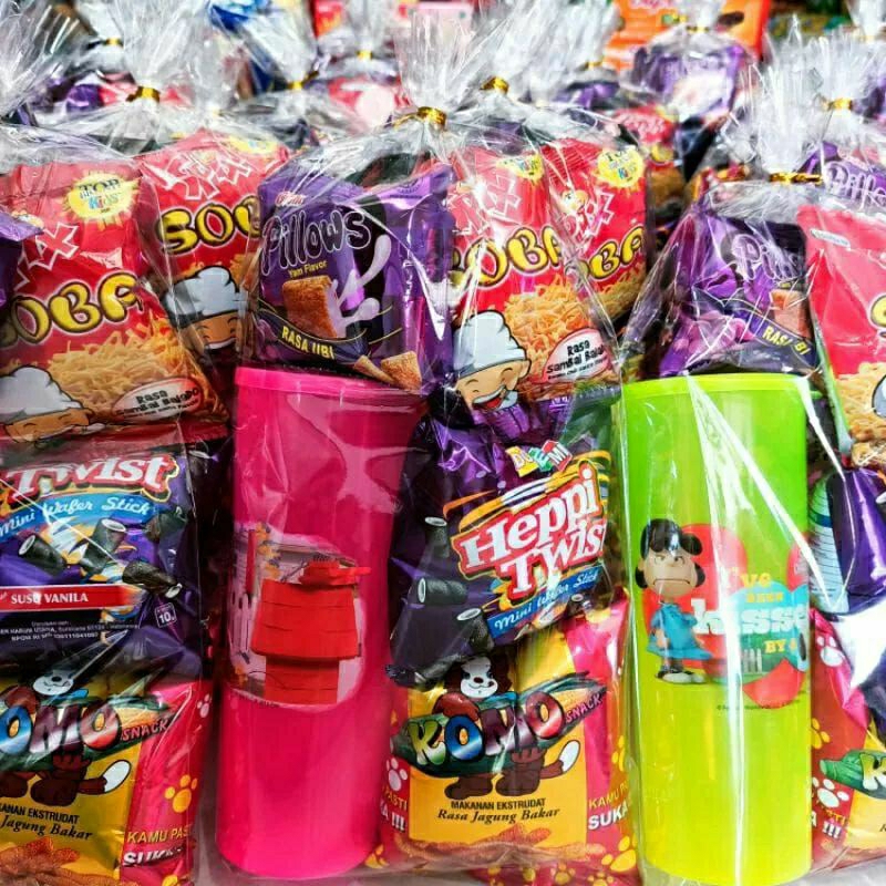 

PAKET SNACK ULANG TAHUN ANAK MURAH / BINGKISAN HADIAH ANAK / PARCEL ANAK