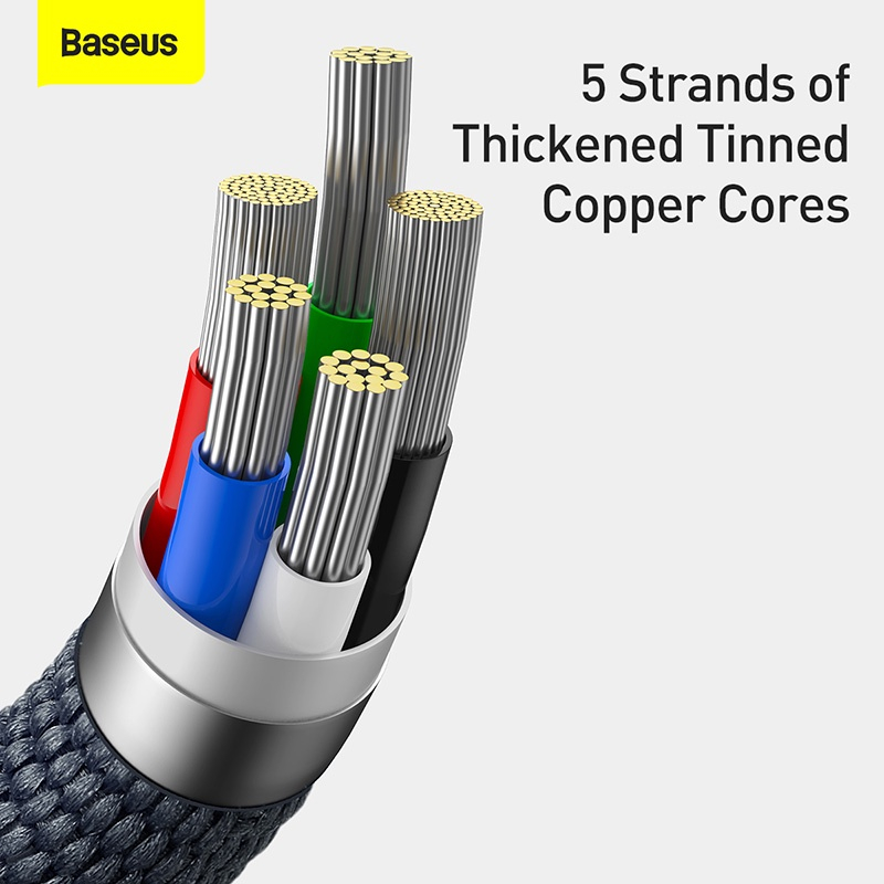 Baseus Crystal Shine Kabel Data iPhone Cable Type C to Lightning 20W Fast Charging 1.2M,2M