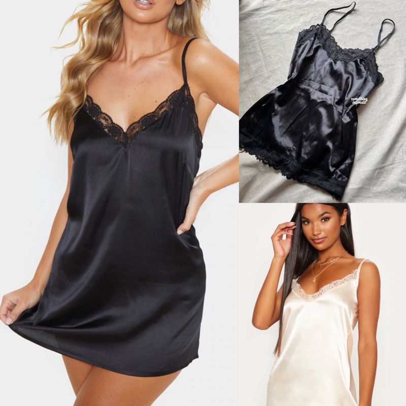 Bonprix Bodyflirt Nightgown Satin Sexy Lingerie BIG SIZE JUMBO XXL XXXL 2XL 3XL S M L XL / Kimono Ga