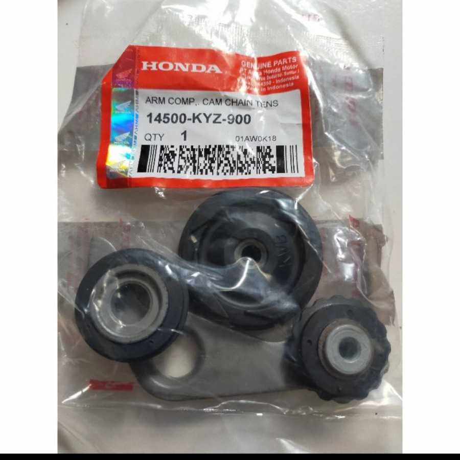 TONJOKAN TENSIONER PLAT PENEKAN SET+ROLL SUPRA X 125 FI SUPRA X HELM IN (KYZ)