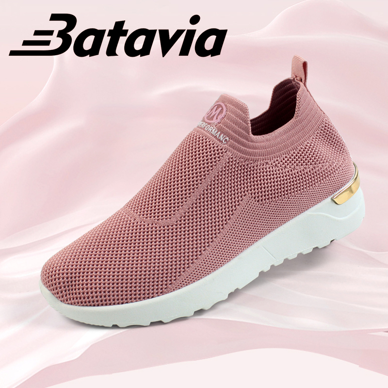 Batavia 2023 sepatu dansa sepatu anyaman terbang baru meningkatkan sepatu kasual olahraga bernapas A14