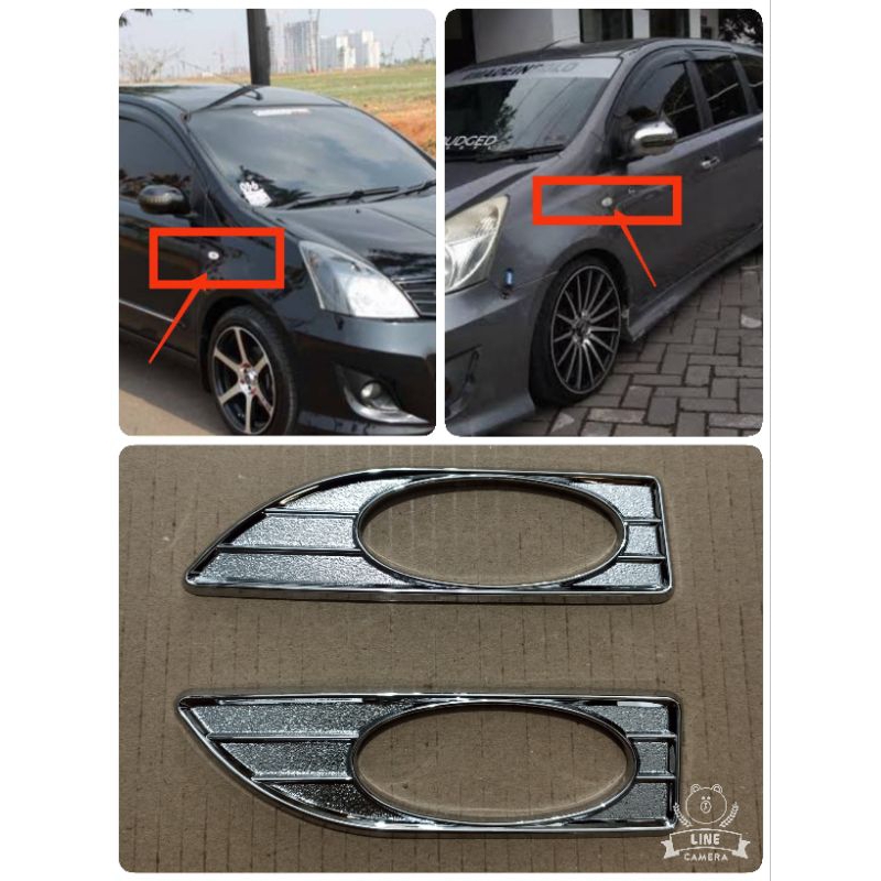 SIDE LAMP COVER NISSAN LIVINA 2012 XTRAIL T31 2008-2014 MARCH 2010 JUKE EVALIA