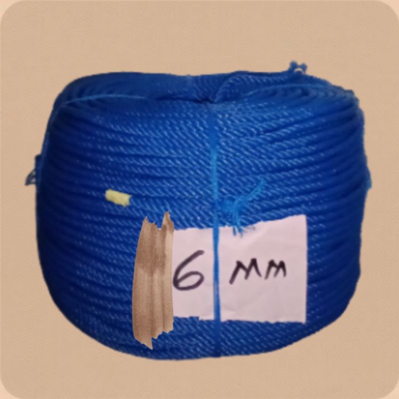 TALI TAMBANG METERAN KETEBALAN 6 MM  / TALI NILON / TALI TAMBANG PUSO
