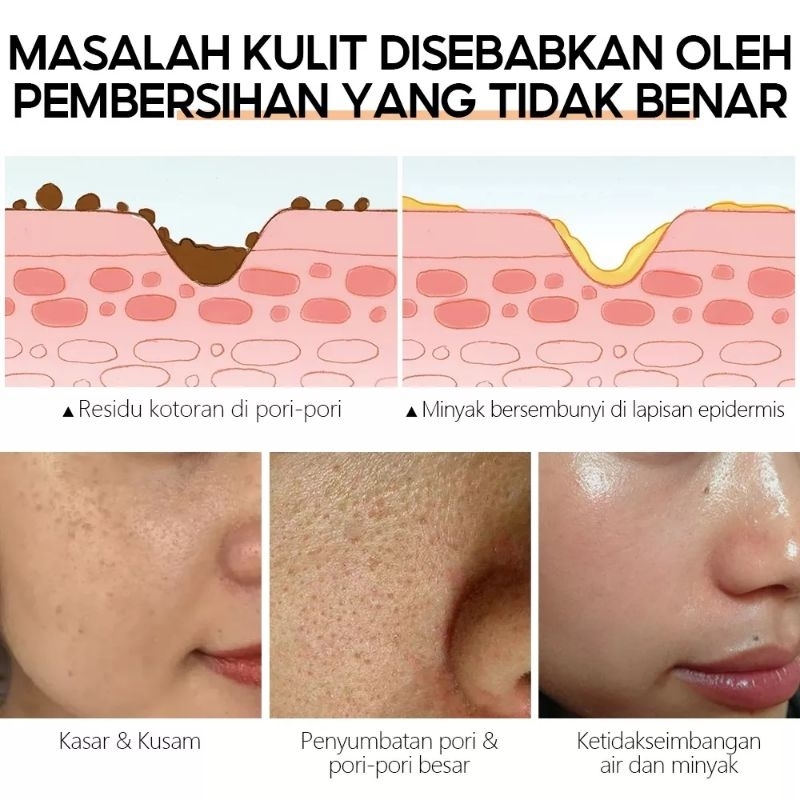 VIBRANT GLAMOUR α-Arbutin Pemutih Wajah Pembersih 100g Whitening Facial Cleanser Asam Amino Vitamin C Deep Cleansing