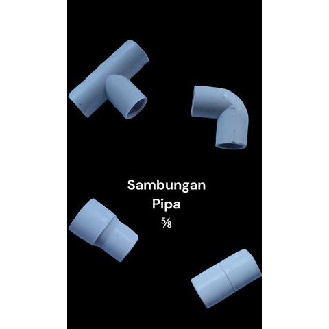 SAMBUNGAN PIPA 5/8, SAMBUNGAN PIPA PVC 5/8