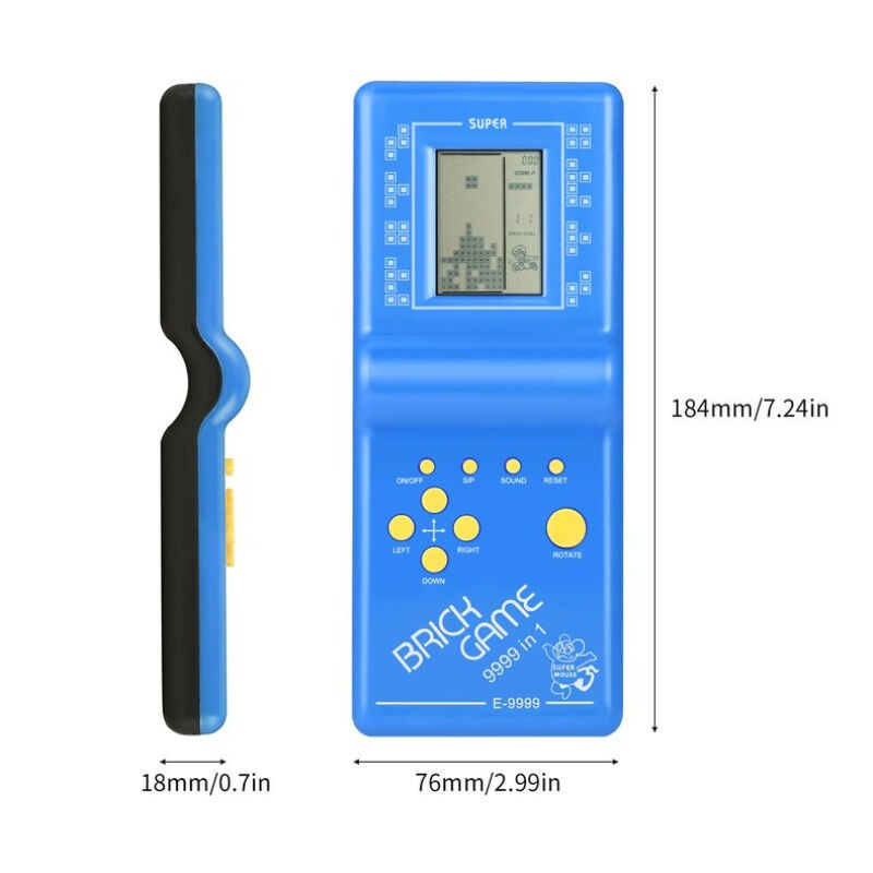 [GROSIR] MAINAN ANAK GIMBOT BRICK GAME PAD LCD POP STATION GEMBOT TETRIS GAMEBOY