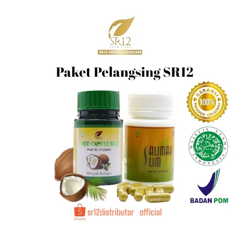 

(COD)‼SALIMAH SLIM SR12 PAKET PELANGSING TANPA RIBET 100% HERBAL