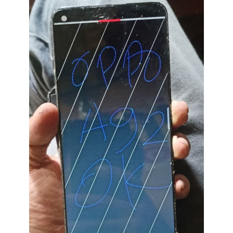 lcd oppo a92 original copotan