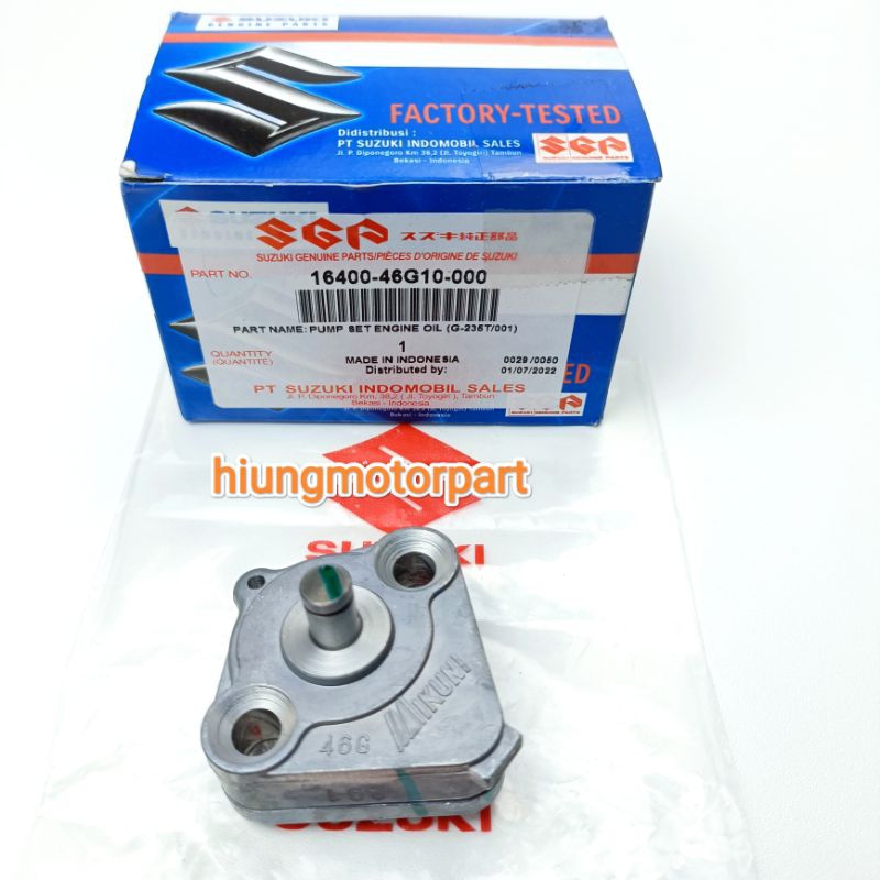 POMPA OLI ASSY SUZUKI SPIN SKYDRIVE HAYATE SKYWAVE 16400-46G10-000 ORIGINAL ASLI SGP SUZUKI GENUINE 
