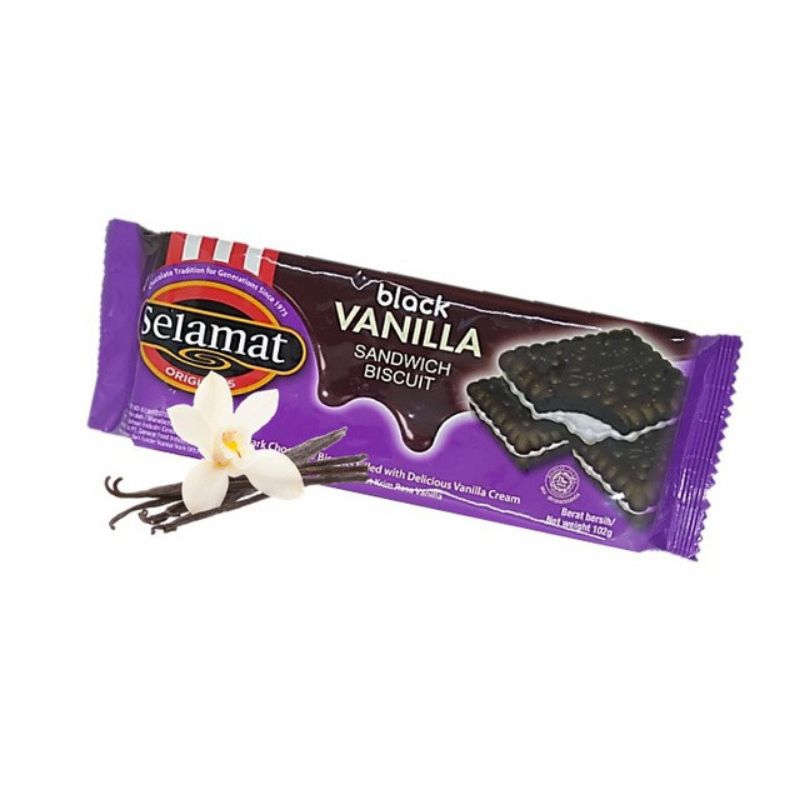 

SELAMAT BISCUIT BLACK VANILLA 102G X 24