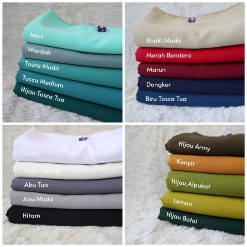 PROMO Kain Wolfis / Wolpeach / Wolvis / Wolpis Termurah premium gamis tunik fashion