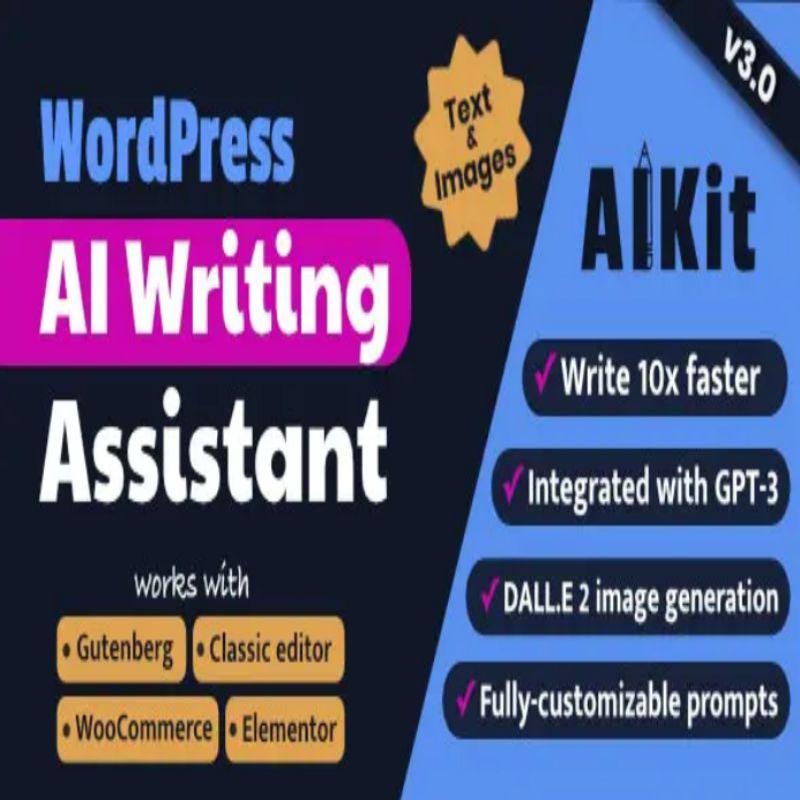 AIKit - WordPress AI Writing Assistant / OpenAI GPT-3