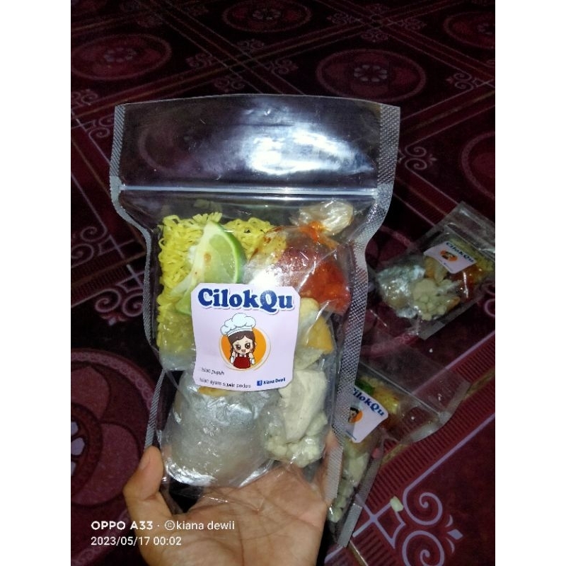 

cilok/boci instan ayam pedas