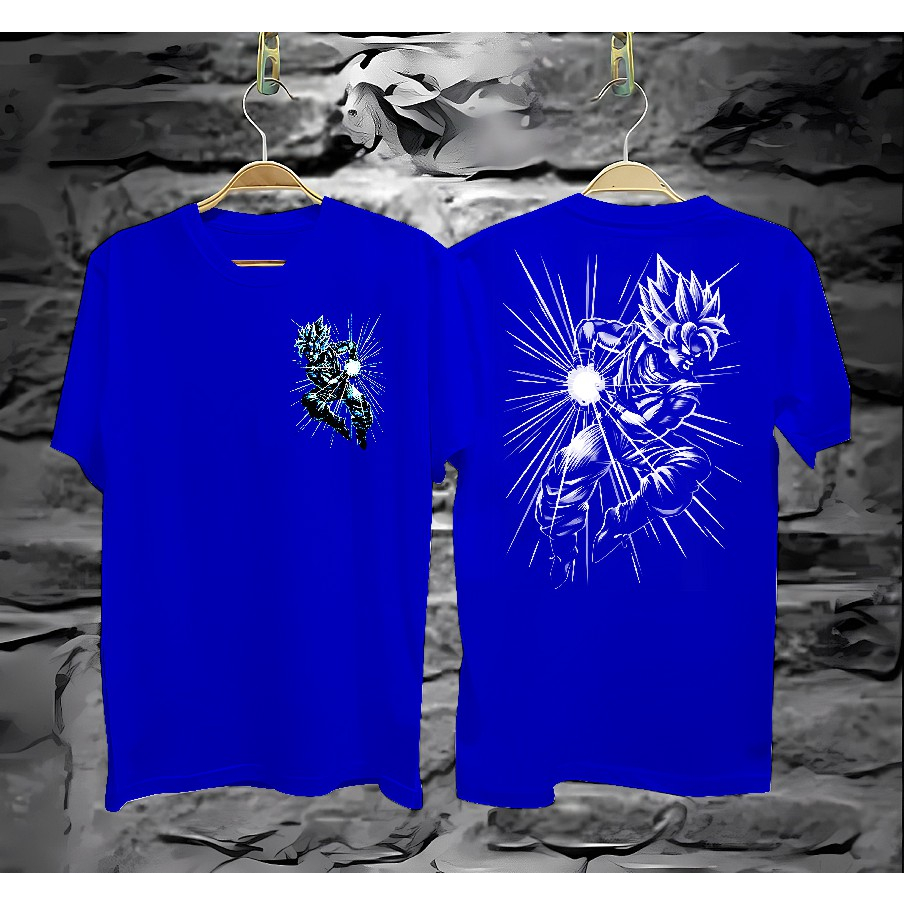 Kaos Atasan oblong pria Lengan pendek Kaos oblong / Kaos pria sablon Dragn ball blkg DTF / Kaos Oblo