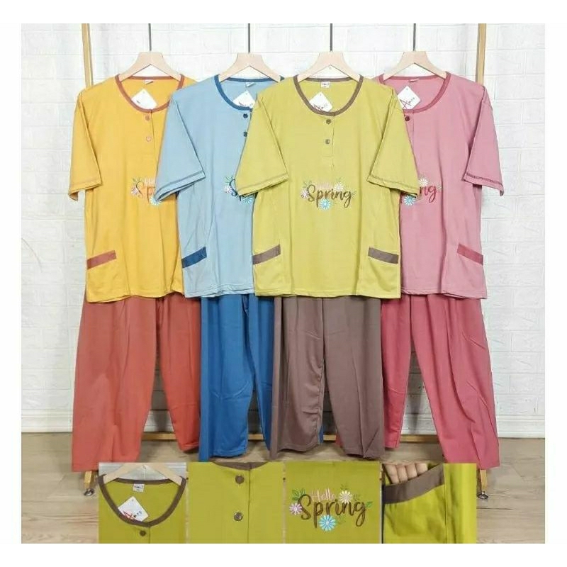 Babydoll CP Jumbo XXL Amro Label Putih