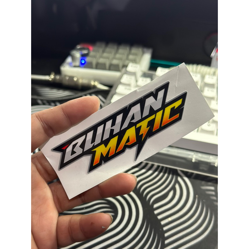 STIKER BUHAN MATIC