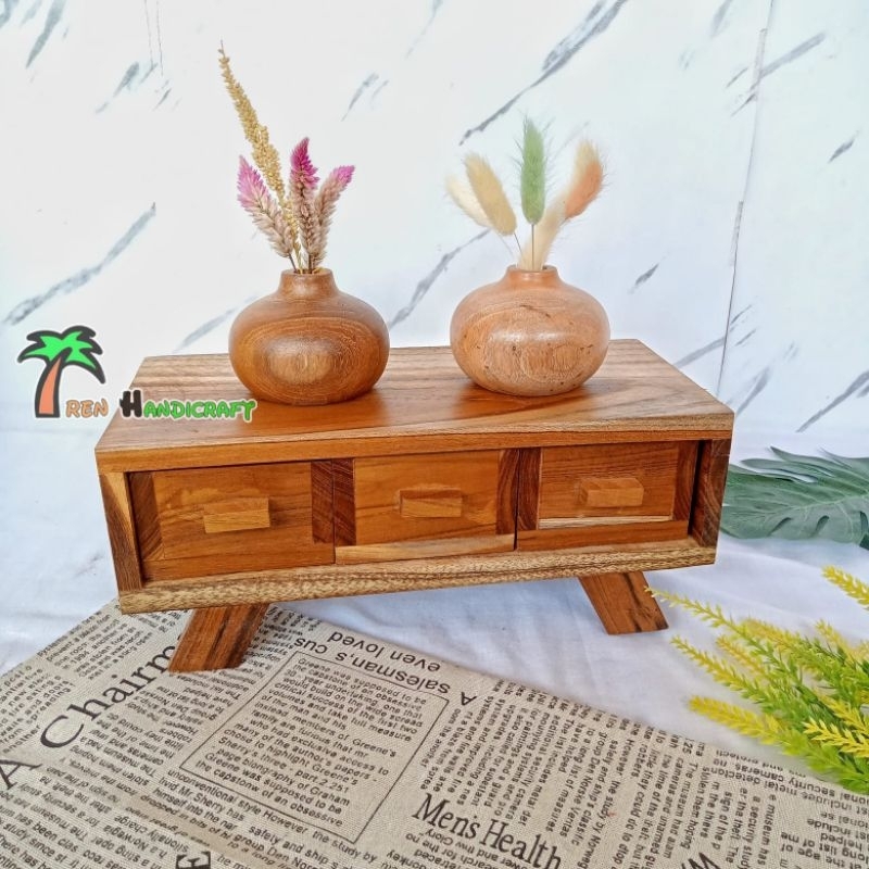 ARENHANDICRAFT Lemari / meja mini kayu