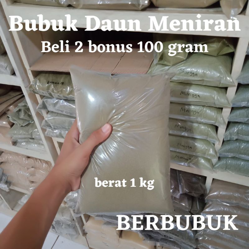 

Bubuk Serbuk Daun Meniran 1 Kg 1000 Gram Asli Murni Original Jamu