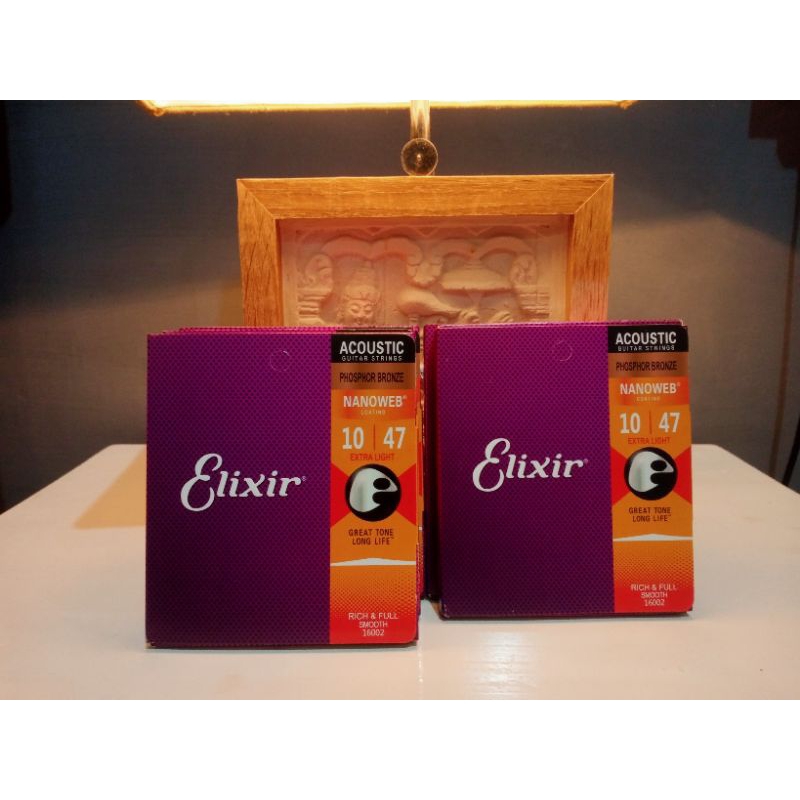 senar gitar elixir akustik 010