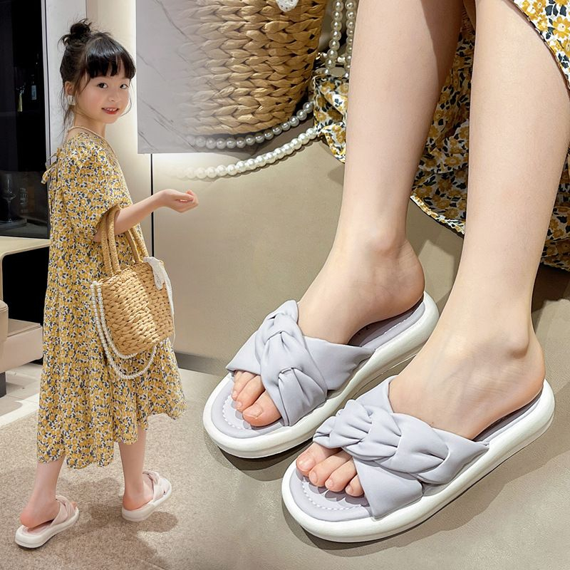 (LOLI-JKT) SD-S190 SANDAL ANAK CEWEK SILANG LEMBUT SIZE 26-37