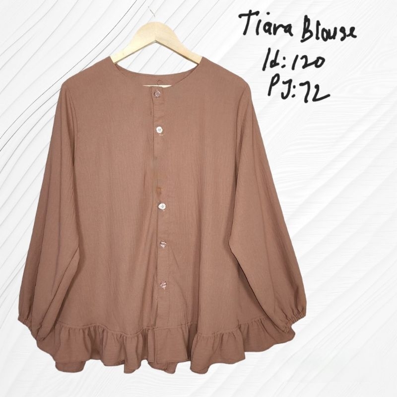 TIARA BLOUSE/ATASAN JUMBO/ATASAN WANITA/BLOUSE JUMBO/BIG SIZE LD120/BUSUI &amp;BUMIL/COD!!!