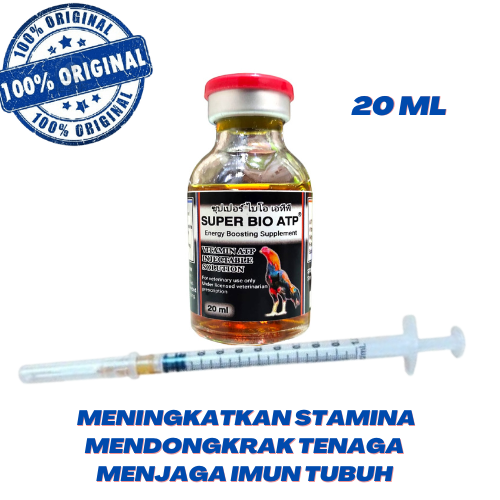 Super Bio Atp 20 ml + Spuit - Meningkatkan Stamina Mendongkrak Tenaga Menjaga Imun