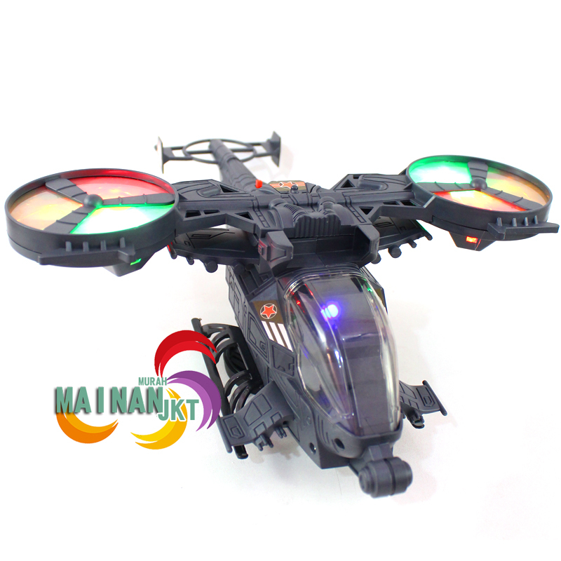 MAINANKEI MAINAN ANAK MURAH SUPER HELICOPTER A3830GA AIRPLANE FUNCTION MAINAN HELICOPTER BUMB AND GO