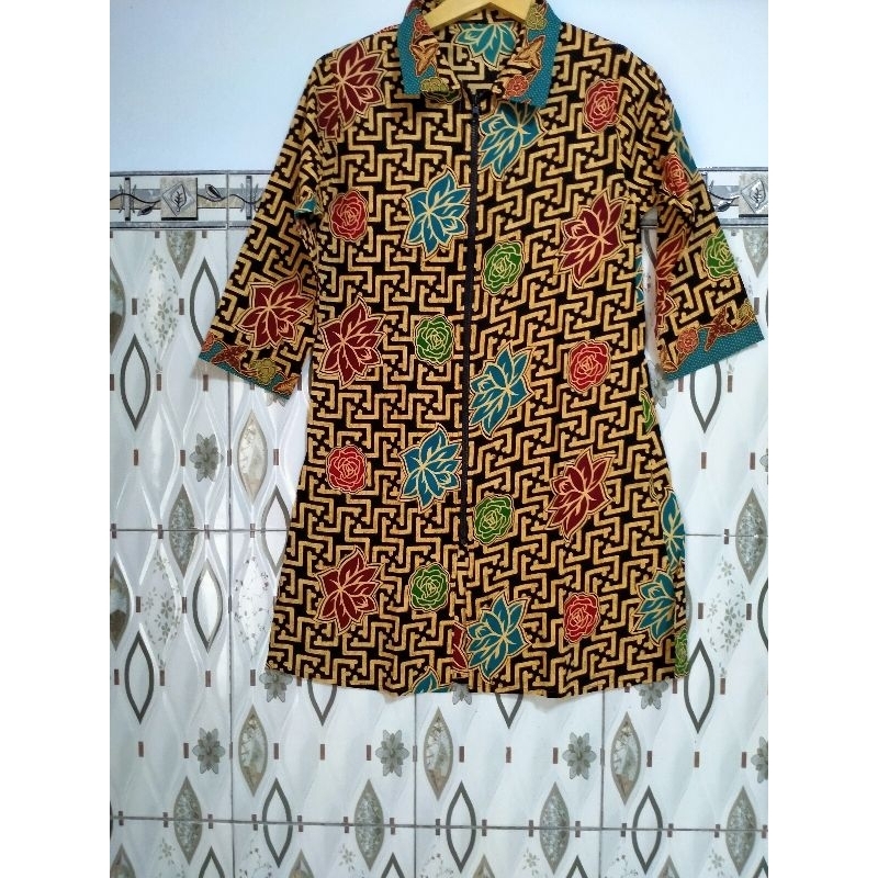 Preloved tunik batik