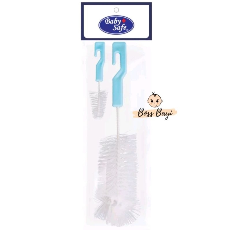 BABY SAFE - Bottle &amp; Nipple Brush/ Sikat Spon Pembersih Botol &amp; Dot BD037 / BD037-1 / BD037-6 / BS368 / BS369