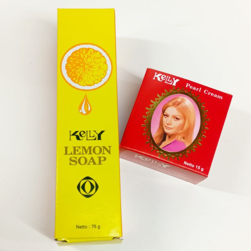 Paket 2in1  - Kelly Pearl Cream &amp; Kelly Lemon Soap