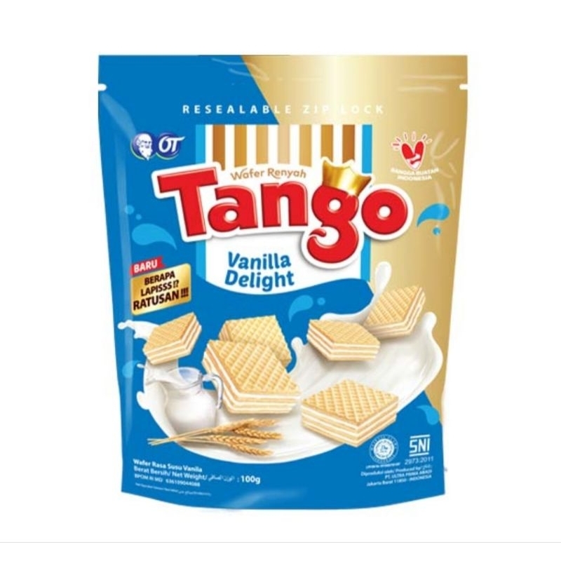 

TANGO WAFER VANILLA POUCH 100 GRAM