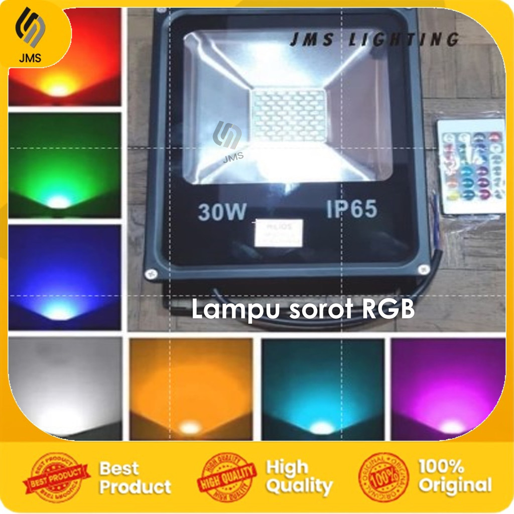 Lampu Sorot RGB Warna warni 20 Watt 20W