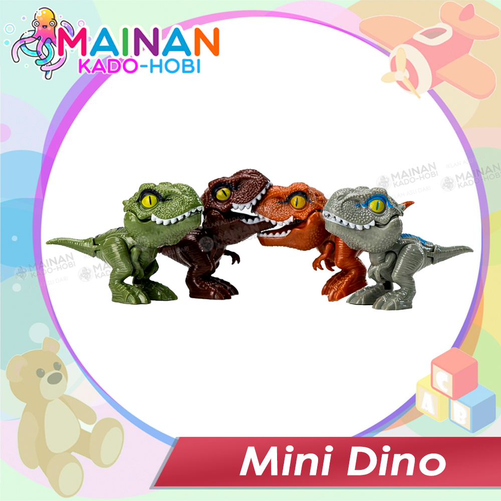 HADIAH ULANG TAHUN MAINAN PRANK ANAK FIGURE MINIATUR GIGIT JARI BITING DINOSAURUS